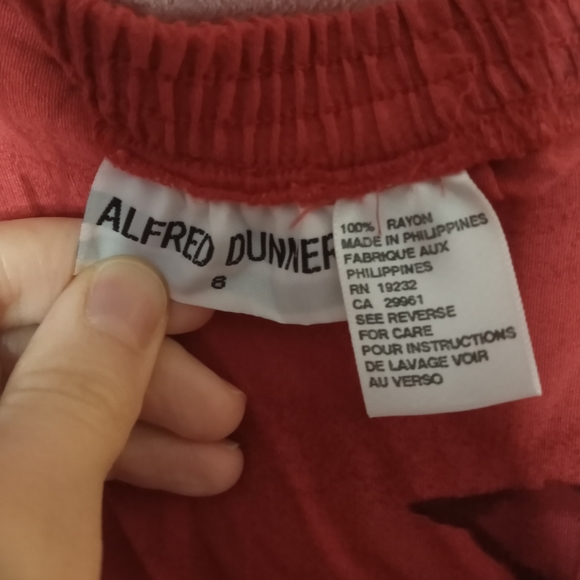 Alfred Dunner Faux Wrap Skirt Sz 8 - Picture 5 of 7